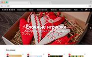 Адаптивный магазин товаров ручной работы